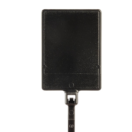 Panduit Cable Tie, 5 in L, 7/8 in Max Bundle Dia., Black, Nylon 6/6, 18 lb Strength, 1000 PK PLF1MA-M0